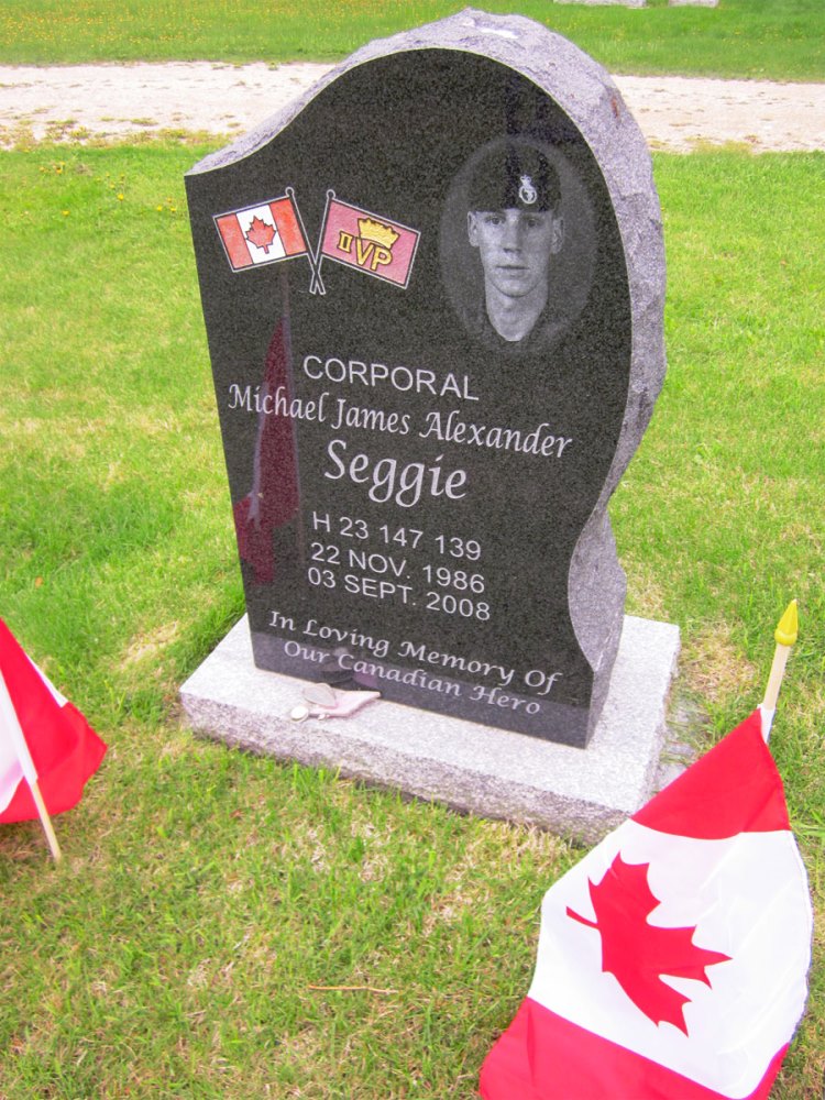 Canadian War Grave Meadow Lea Cemetery
