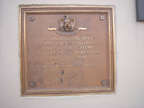Monument Eerste Wereldoorlog Arlington