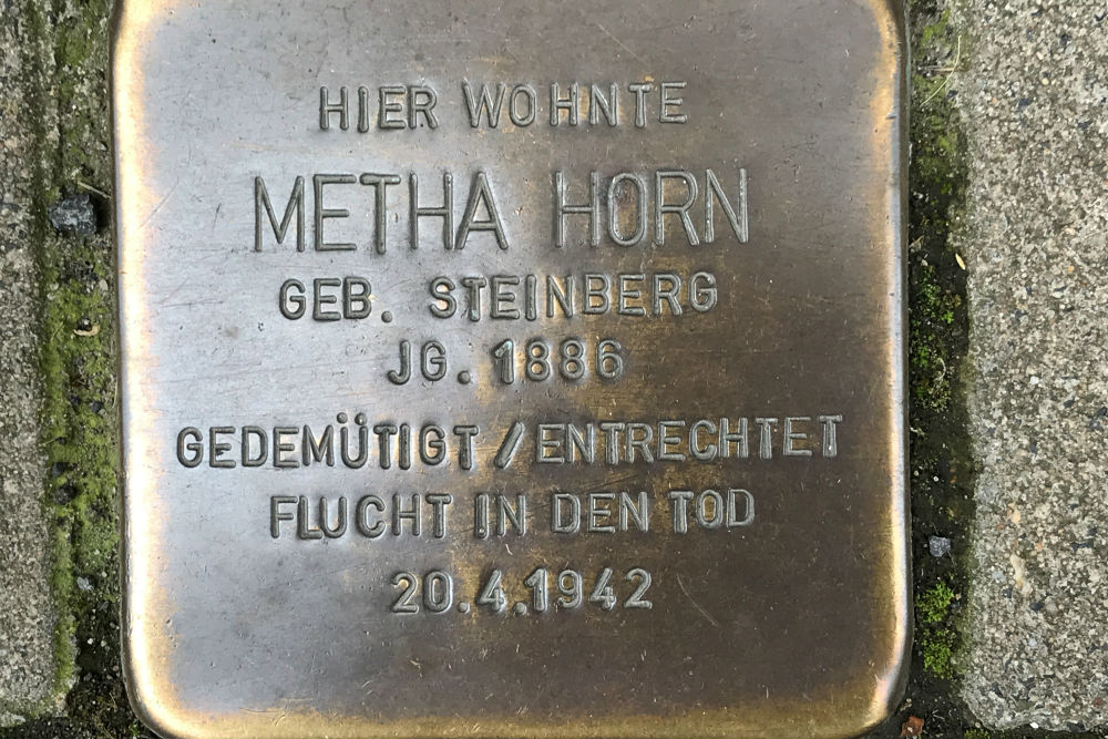 Stolpersteine Kreuzstraße 32 #4