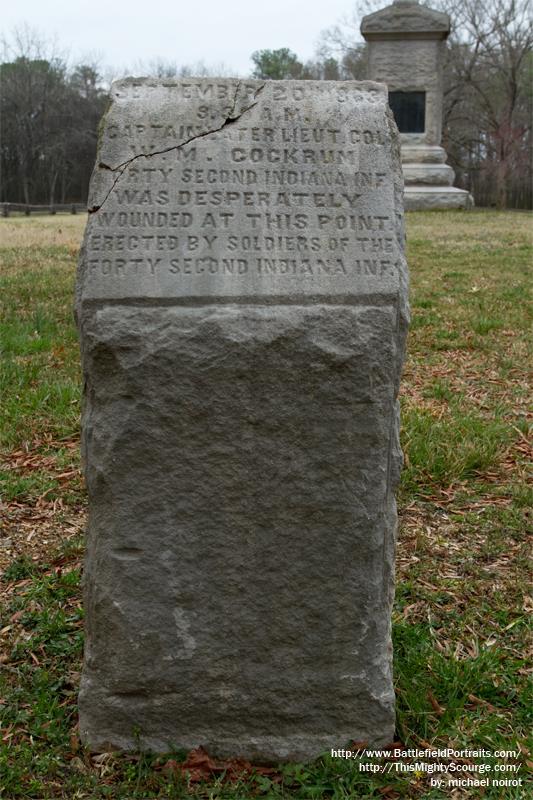 Monument US Captain William M. Cockrum
