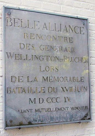 Gedenkteken Ferme de Belle Alliance
