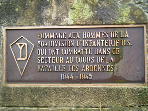 Herinneringsmonument 26th US Infantry Division #2