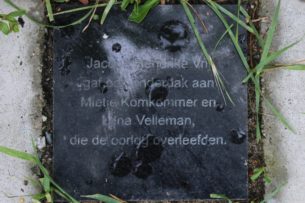 Memorial Stones Frank van Borselenlaan 4 #3