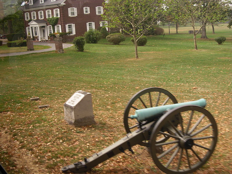 Locatie-aanduiding 5th Maine Artillery - Stevens' Battery