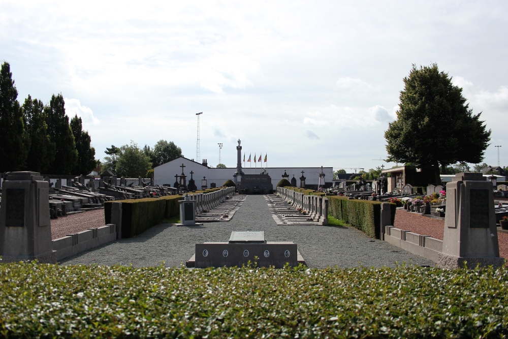 Memorials Plot Of Honour Cemetery Aalst