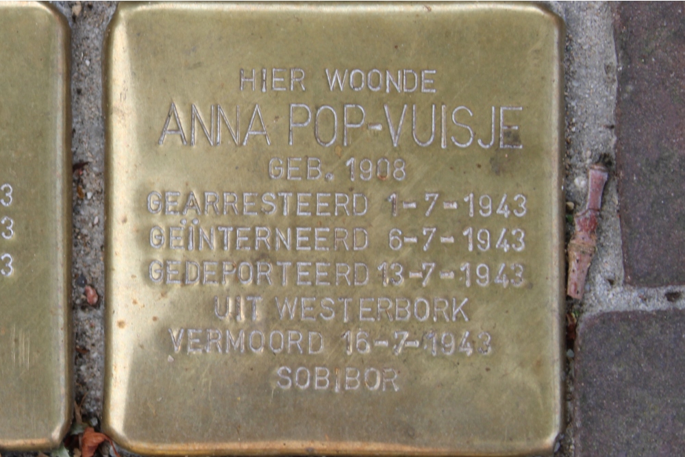 Stolpersteine 's-Gravesandeplein 3 #3