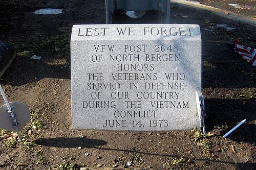 Monument Veteranen Vietnam-Oorlog North Bergen