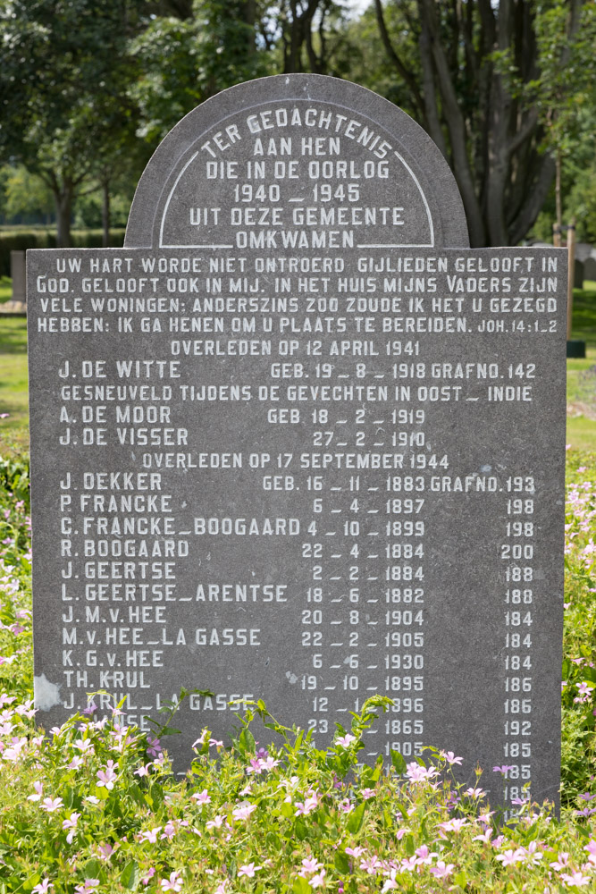 Memorial General Cemetery Biggekerke