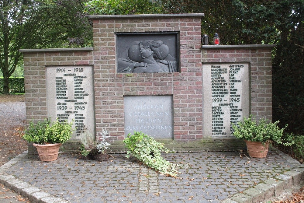 War memorial at Horst Cemetery