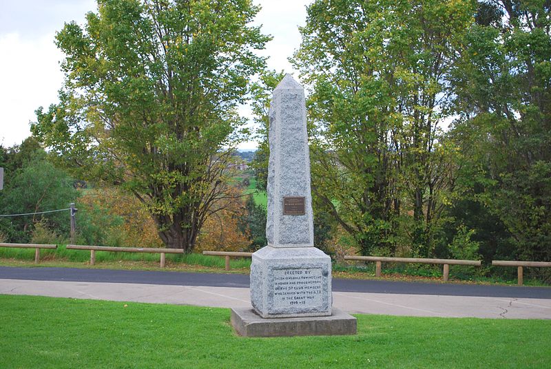 Monument Eerste Wereldoorlog Bairnsdale Rowing Club