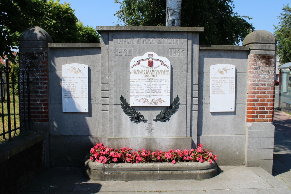 Monument Tweede Wereldoorlog Sint-Andries	
