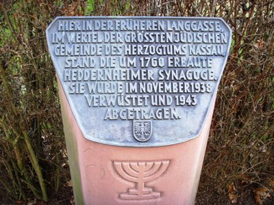 Jewish Memorial Heddernheim