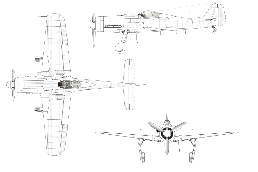 Crashlocatie Focke-Wulf Fw 190D-9 600380
