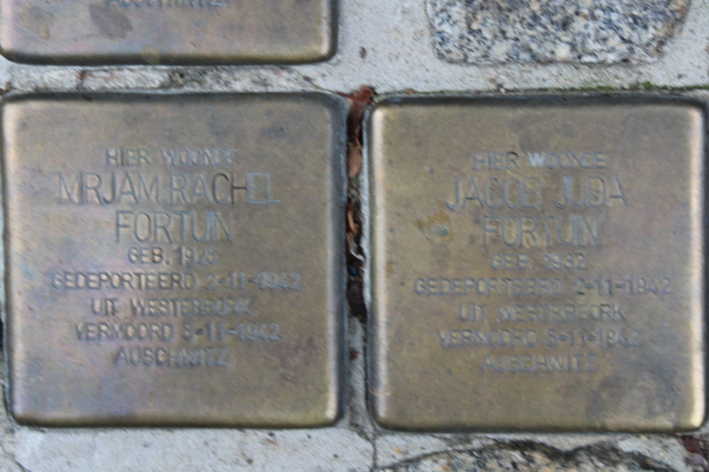 Stolpersteine Walderstraat 8 #4