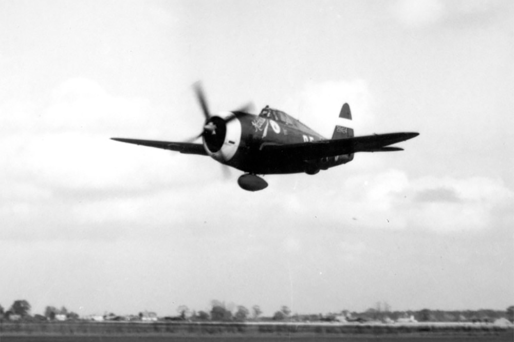 Crash Site P-47D Thunderbolt 42-7924 'QP-F'