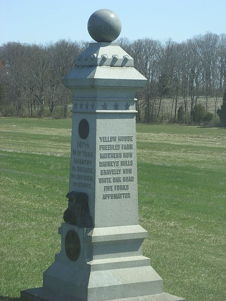 147th New York Infantry Monument