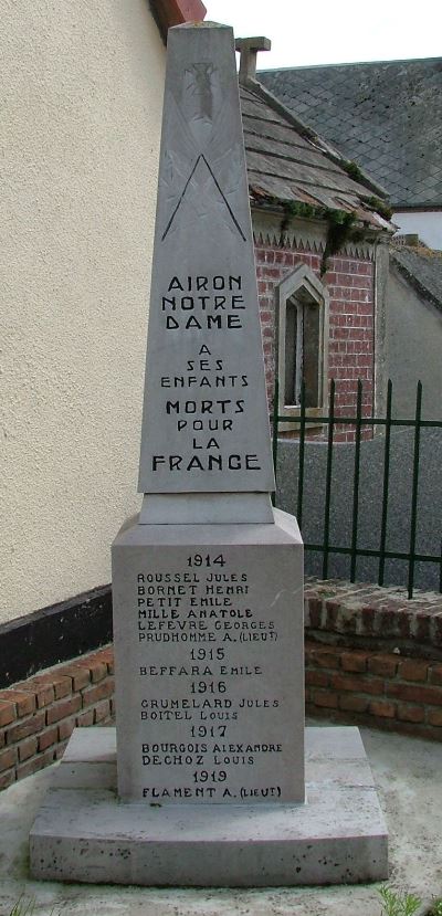 War Memorial Airon-Notre-Dame