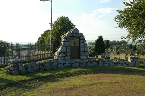 Monument Veteranen New Monkland Cemetery