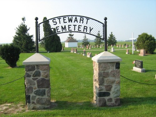 Commonwealth War Grave Stewart Cemetery