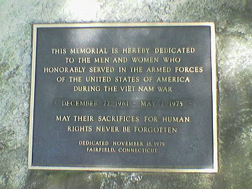 Monument Veteranen Vietnam-Oorlog Fairfield