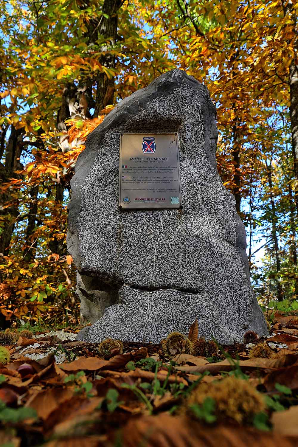 Monument U.S. 10th Mountain Division Monte Terminale