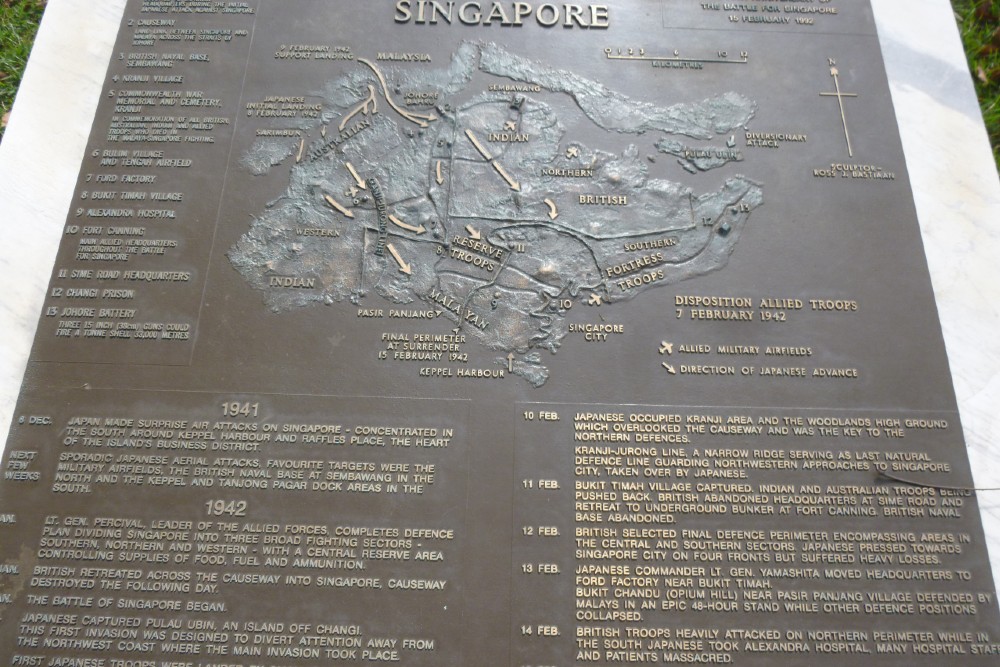 Memorial Invasion of  Singapore #1