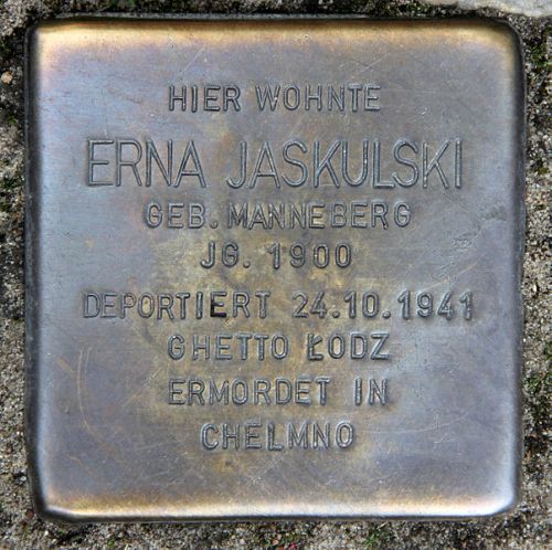 Stolpersteine Bötzowstraße 10 #2