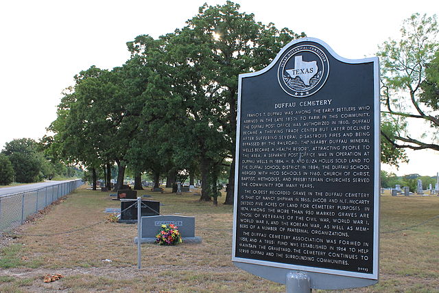 Veteranengraven Duffau Cemetery