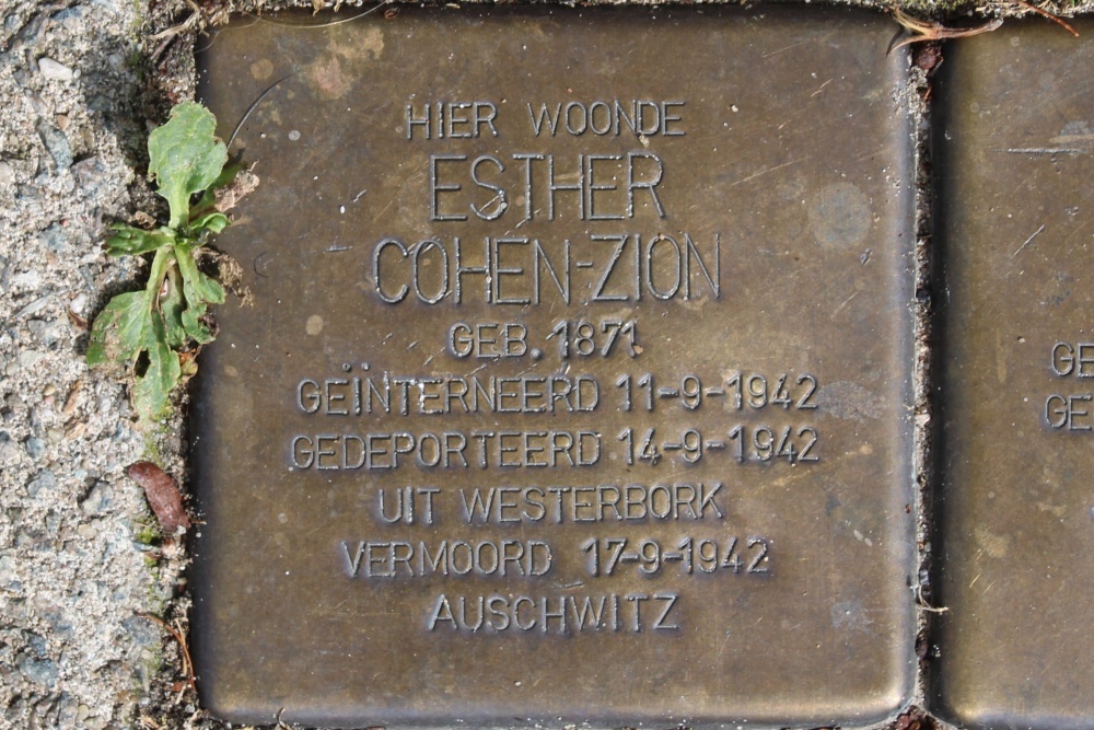 Stolpersteine Jacob Catskade 16 #2