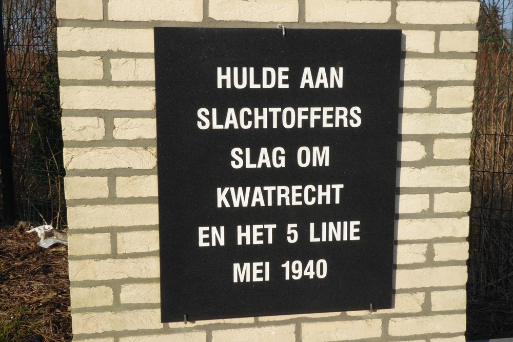 Gedenkteken 5de Linieregiment  Kwatrecht #5