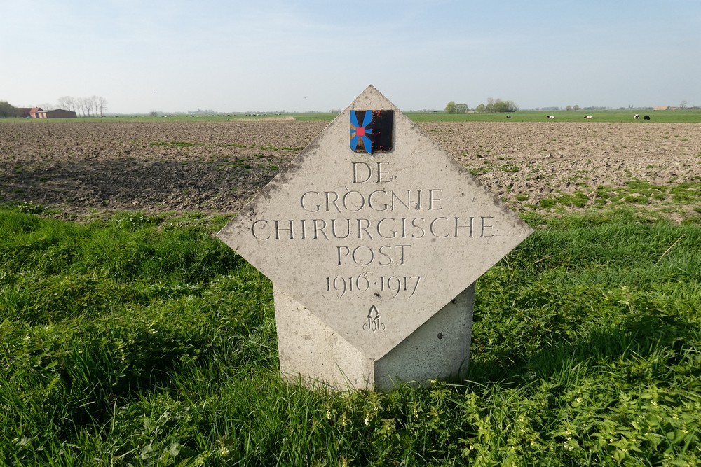 Name Stone 13 - De Grognie Surgical Post 1916-1917 Oudekapelle