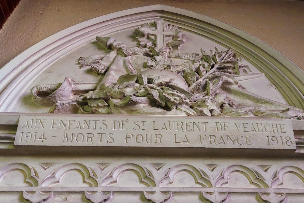 Oorlogsmonument glise Cit Saint-Laurent de Veauche #3