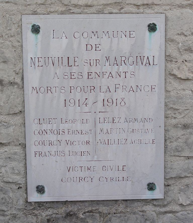 Monument Eerste Wereldoorlog Neuville-sur-Margival