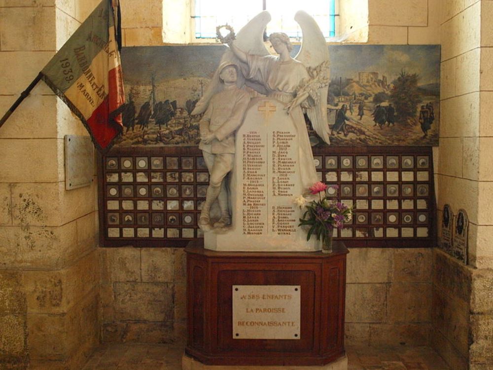 Monument Eerste Wereldoorlog Parochie van Barbonne-Fayel