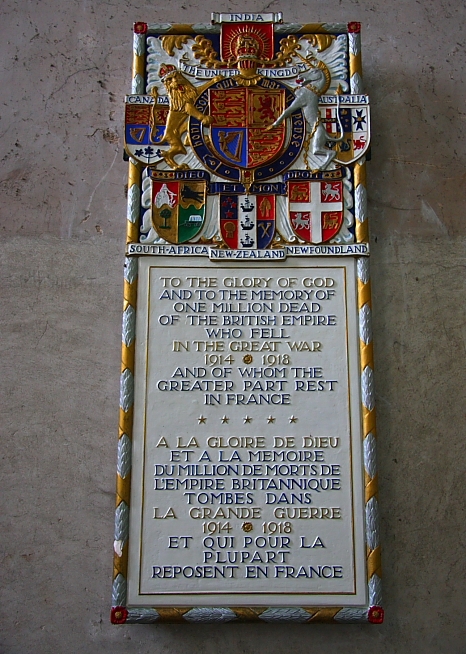 Monument Doden Britse Rijk Beauvais