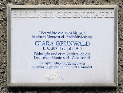 Gedenkteken Clara Grunwald