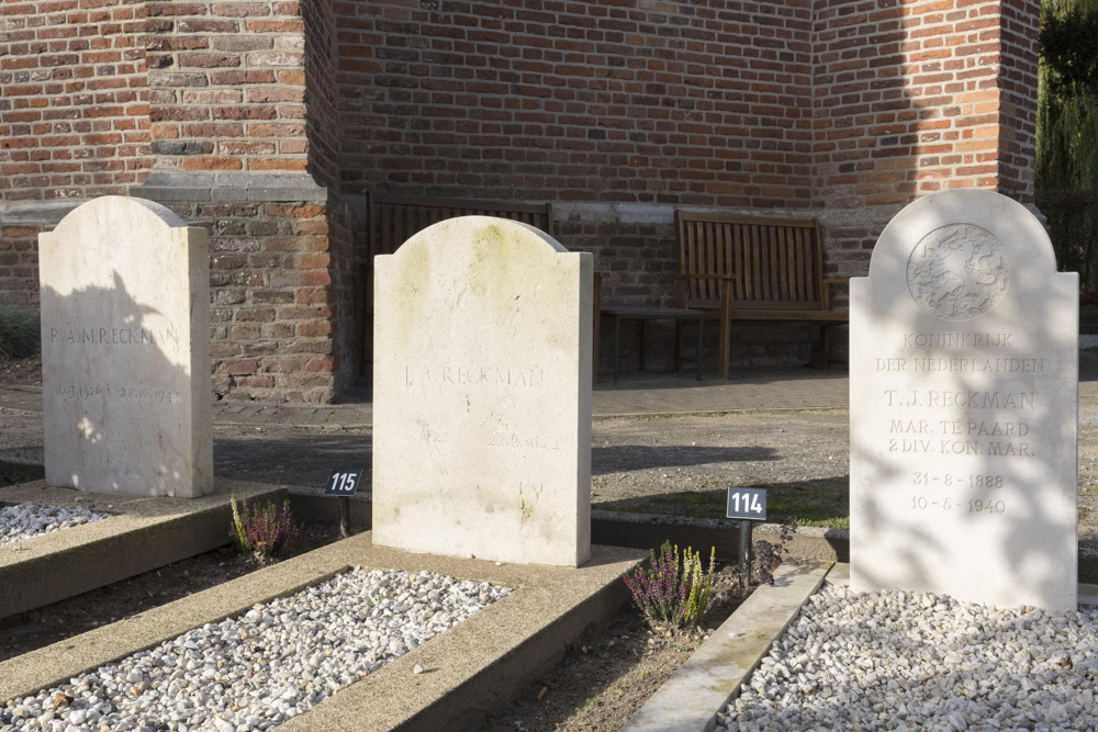 Nederlandse Oorlogsgraven Nederlands Hervormd Kerkhof Groesbeek