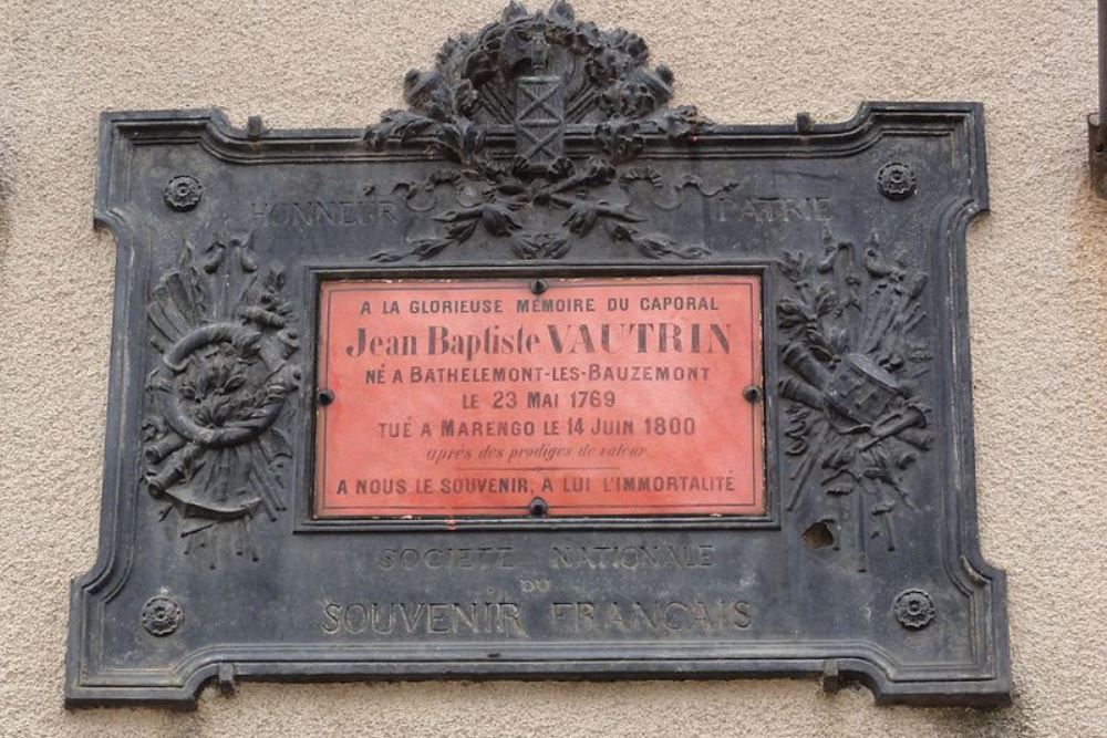 Gedenkteken Caporal Jean Baptiste Vautrin