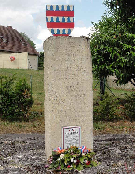 Resistance Memorial Coucy-le-Chteau-Auffrique