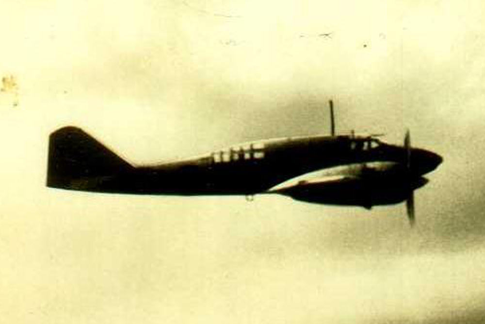 Crashlocatie Mitsubishi Ki-46-II Dinah 2485 Tail Number 2