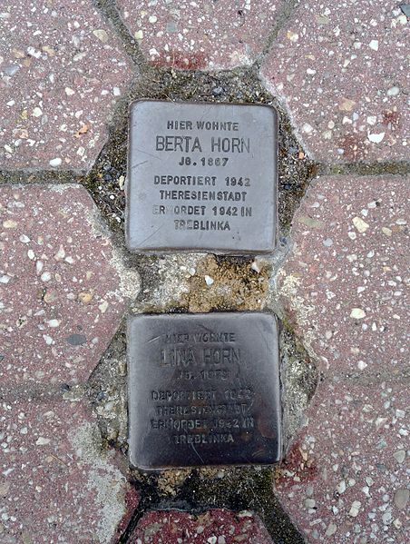 Stolpersteine Oberstrae 6-8 #1