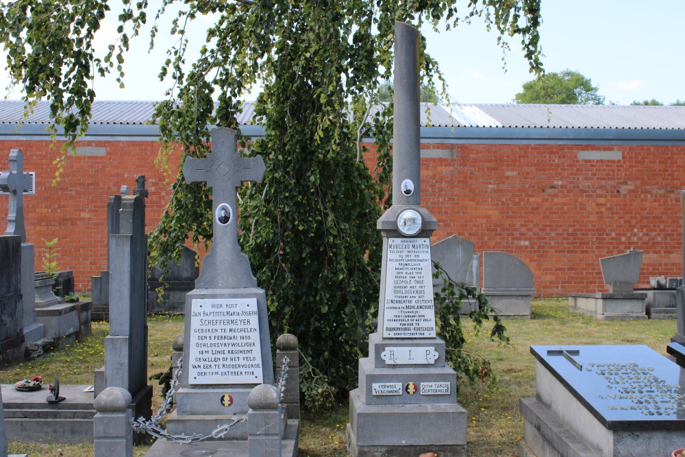 Belgische Oorlogsgraven Ruddervoorde