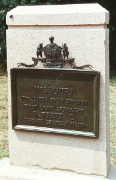 Monument 1st Missouri Light Artillery, Battery C (Union)