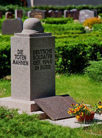 Mass Grave German Soldiers Burg
