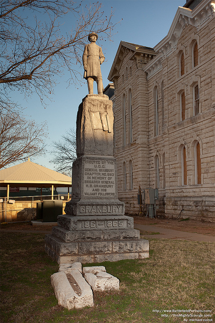 Statue of Brigadier General Hiram B. Granbury