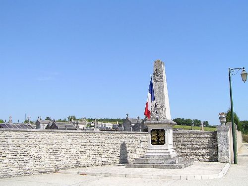 Oorlogsmonument Asnires-sur-Noure