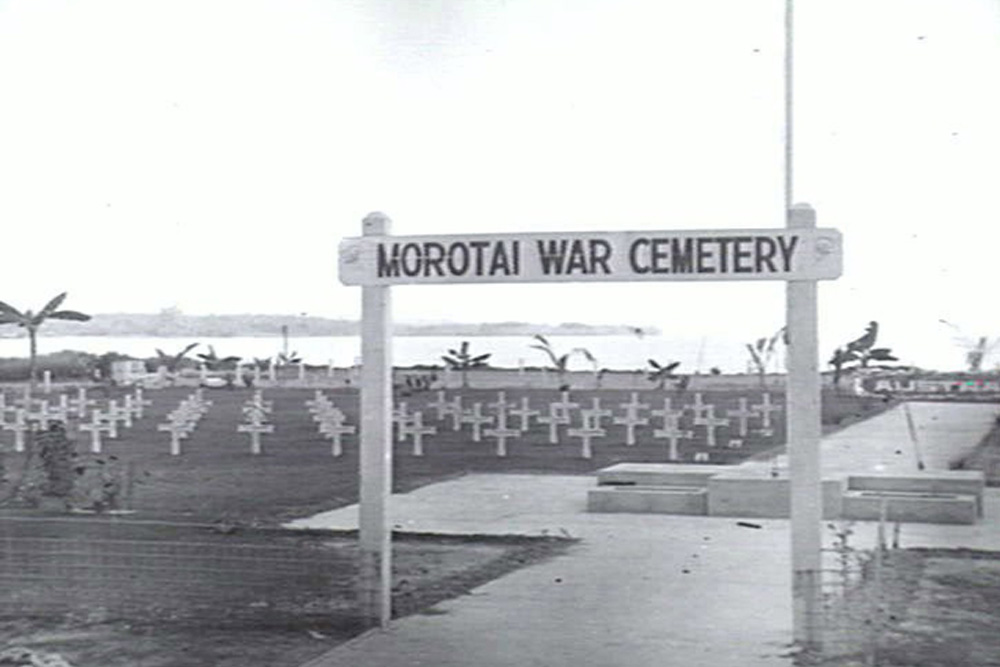 Locatie Tijdelijke Australische Oorlogsbegraafplaats Morotai