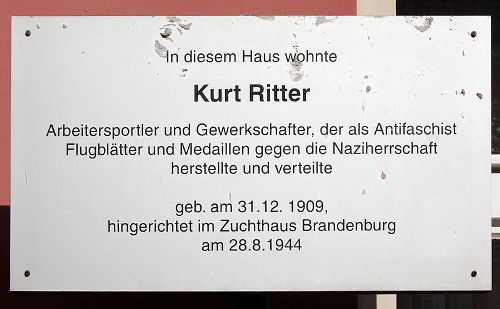 Gedenkteken Kurt Ritter