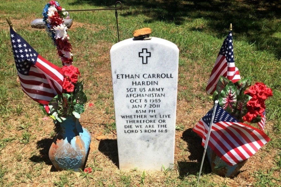 American War Grave Round Mountain Cemetery