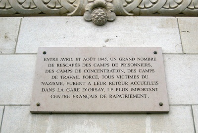 Gedenkteken Gare d'Orsay